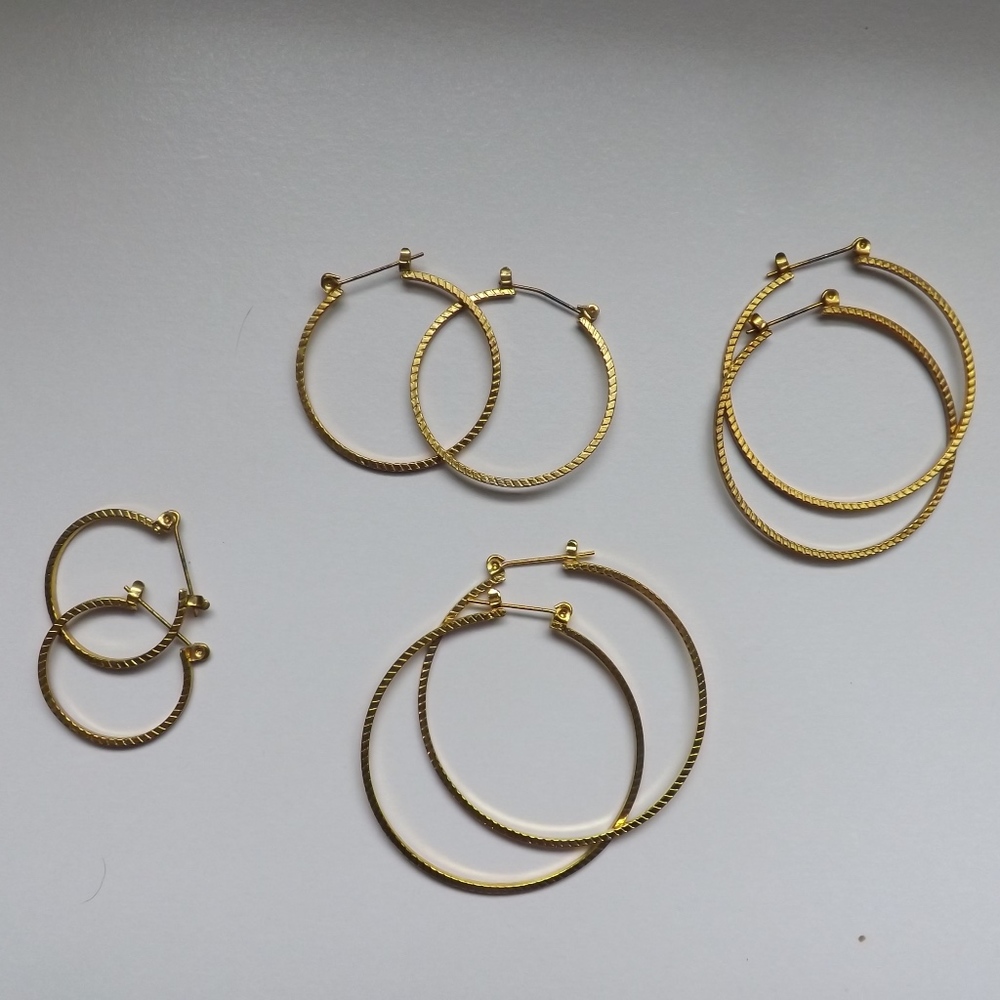 Gold Hoop Earrings